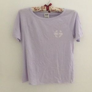 PINK/Victoria secret light purple tee
